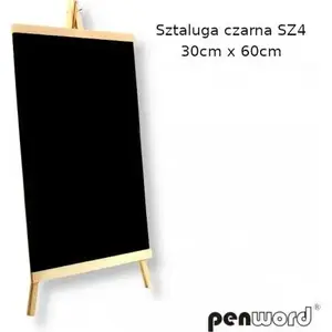 Easel Penword SZTALUGA CZARNA SZ4 30 cm x 60 cm — Penword drawing easel