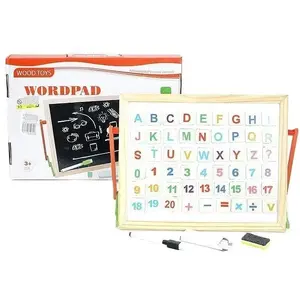 Magnētiskā tāfele koka rāmī Memoboards (5906245340350) — sienas magnētiskā ziņojumu tāfele