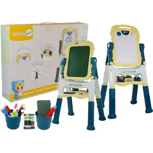 Double-sided magnetic chalk board LEAN Sport model 8305 – blue
