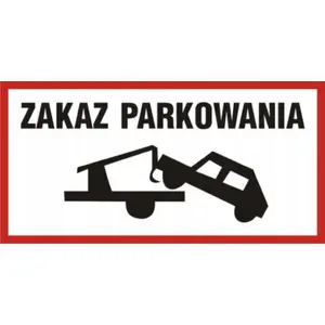 Parking Sign PROCERA Znak TDC Zakaz parkowania - PROCERA BH-SA038ECPN
