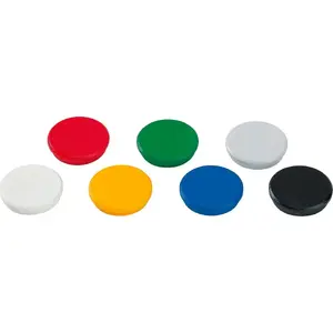 Магнит для доски DAHLE 95532-21393, разноцветный, 7 мм, 10 шт.