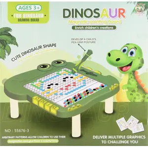 Магнитная мозаика доска Mega Creative TABLICA MAGNET MOZAIKA DINO 41×40×4 см