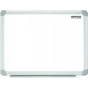 Whiteboard magnetic lacquered OFFICE PRODUCTS 180x90 cm with aluminum frame