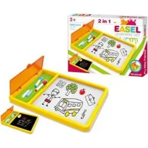 Double-sided tabletop board with utensil container in box ASKATO