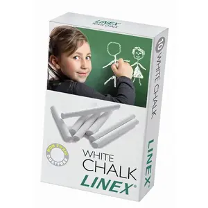 Correction tape Linex CCCHW White, round shape, 5 mm width, pack of 10