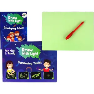 Light Drawing Board LEANToys Tablica Świetlna Do Szkicowania Długopis