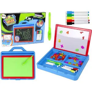 Drawing Board LEANToys Tablica Do Rysowania Glowing Paint 2w1 Magnetyczna – magnetic 2-in-1 glowing paint drawing board