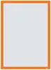 NOBO Magnetic Self-adhesive Poster Frame A3 Orange Photo 3