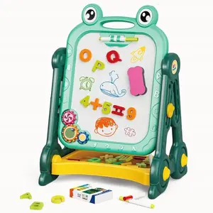 Double-sided Chalkboard and Magnetic Board, Green, No name HN182770