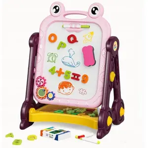 Double-sided chalkboard and magnetic board, HH Poland HN182769, pink