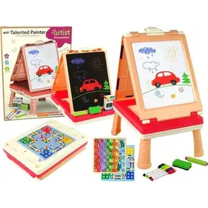Многофункциональный двусторонний игровой стол LEANToys Tablica 3w1 (модель 19612) — игровая доска и поверхность для настолок