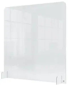 Protective Counter Partition Screen NOBO Clear Acrylic 700×850 mm