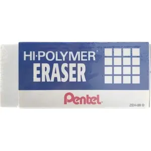 Eraser Jumbo ZEH-99 Pentel — large artist/studio eraser, soft rubber, rectangular