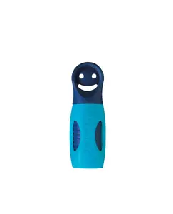 Manual pencil sharpener Pelikan Griffix — blue plastic, compact handheld sharpener