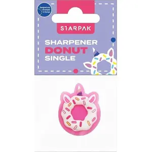 Точилка для карандашей STARPAK TEMPEROWKA 1OSTRZ DONUT STK PBH 12/48 – однолезвийная ручная точилка