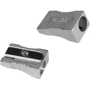 Pencil sharpener Milan 80033 — metal/aluminum single-hole manual sharpener