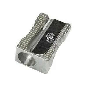 Sharpener Titanum metal container silver – pack of 24 (TITA0115)