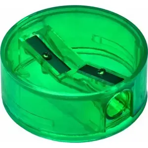 Точилка для карандашей Bantex PS250 с двумя отверстиями, зелёная