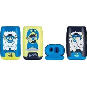Точилка с ластиком Milan Compact The Yeti + 2 ластика, модель 500679