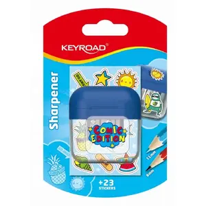 Точилка Keyroad двойная с двумя отверстиями ручная KR973278