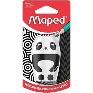 Точилка Maped Shaker Shakky 1 отверстие Panda — ручная одноручная точилка