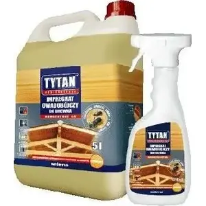 Инсектицид для древесины Tytan 0,45 л (пропитка для деревянных конструкций)