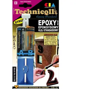 Эпоксидный клей Technicqll E-402 2x12 мл, двухкомпонентный стандартный