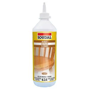 Клей для дерева Soudal 62A 750 мл — растворимый клей для дерева, 750 мл