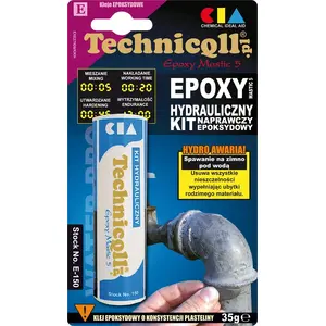 Epoksīda hidrauliskais komplekts Technicqll E-150 35 g — divkomponentu epoksīda līme hidrosistēmām