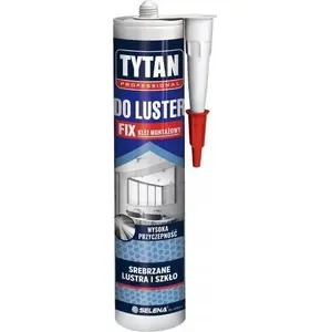 Spoguļu montāžas līme Tytan KLEJ MONTAŻOWY FIX DO LUSTER 290 — bēšs, kasetne 290 ml
