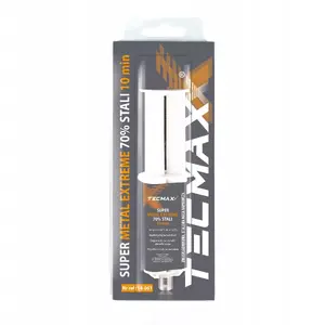 TECMAXX Super Metal 70% Tērauds 25 ml / 67 g šprices - metāla piepildītājs tērauda remontam