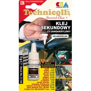 Cianoakrilāta ātrās līme Technicqll C-129, tūbiņa 5 g