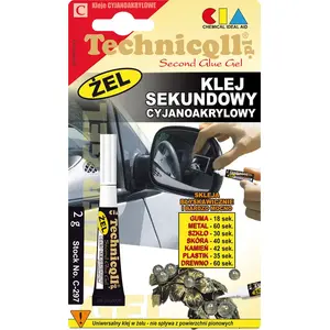 Technicqll tūlītējs ciānakrilāta līme gels 2 g C-297