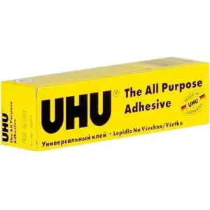 Līme UHU universāla 35 ml, šķīdinātājam bāzēta universāla līme materiālu salīmēšanai