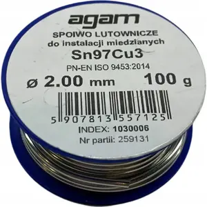 Solder wire Bisan 2.0 mm 100 g soft solder
