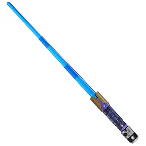 Rotaļu gaismas zobens HASBRO Kyber Core Jedi Master Sol — pielāgojams elektronisks, zils, 4+, 361 g
