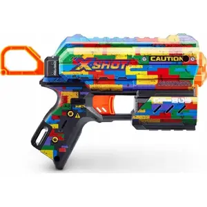 Zuru toy blaster Wyrzutnia SKINS FLUX (8 darts) Striper — 8‑shot foam dart blaster