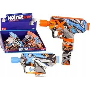 Игрушечный водный пистолет LEANToys Mały Pistolet na Wodę Graffiti 17619 — синий/оранжевый