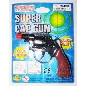 Metal Cap Gun Trifox TR-47373-0 — single-shot metal toy cap pistol