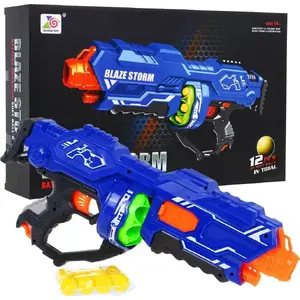 Pistol Blaze Storm Blue - 12 BBs, spring-powered, toy air pistol