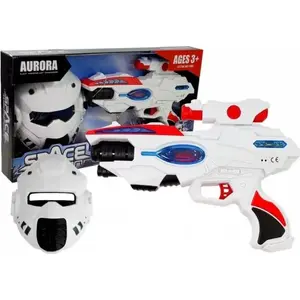 Laser Pistol with Mask LEAN Sport Kosmiczny (model 5085)
