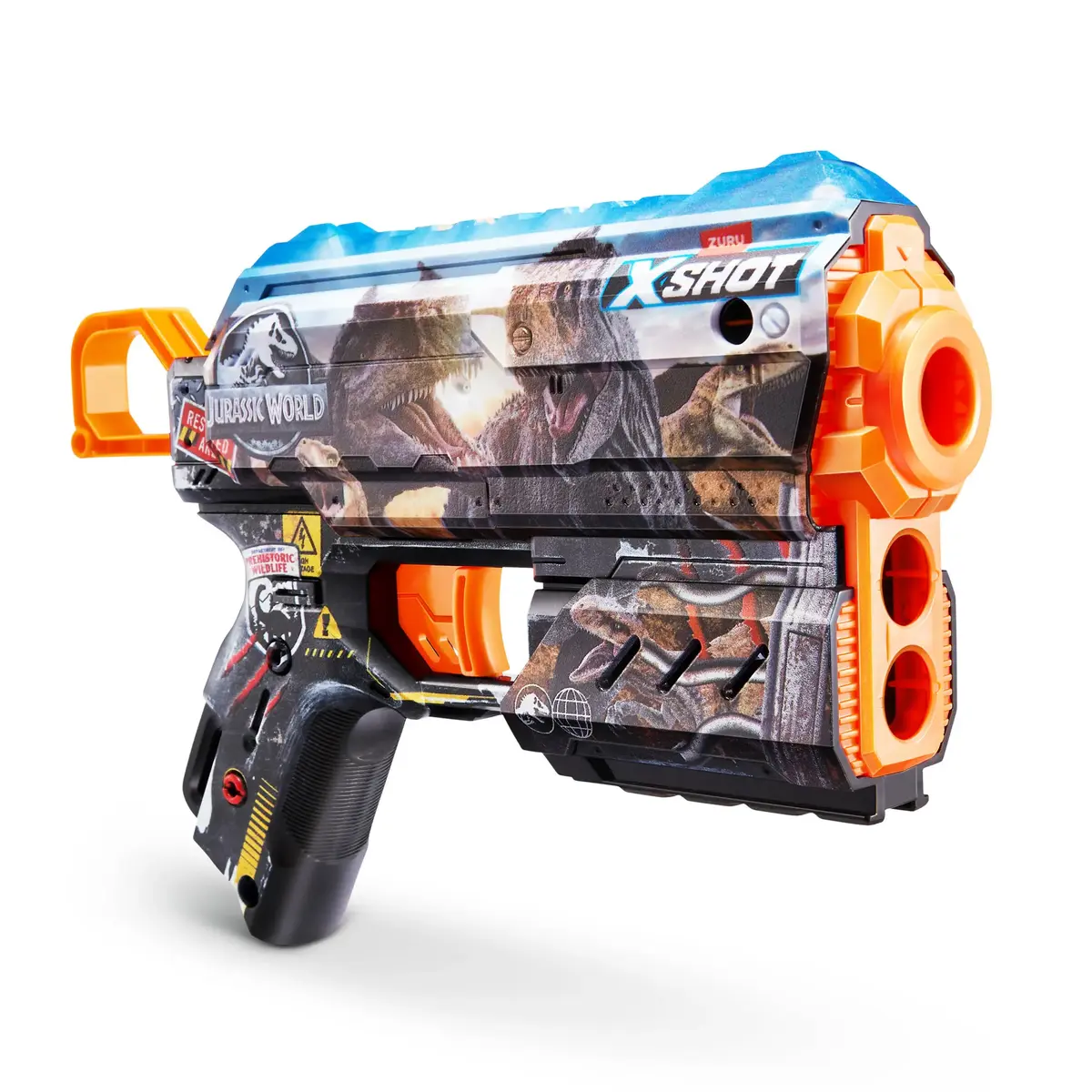Zuru XSHOT Skins Flux Blaster — Jurassic World, 8 bultas Photo 5