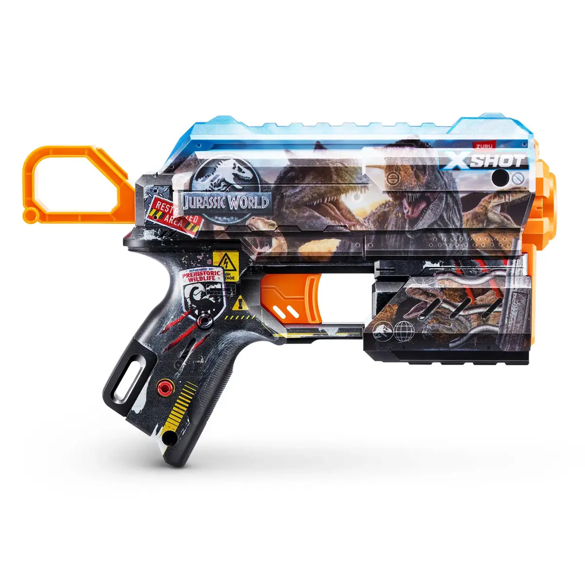 Zuru XSHOT Skins Flux Blaster — Jurassic World, 8 bultas Photo 6