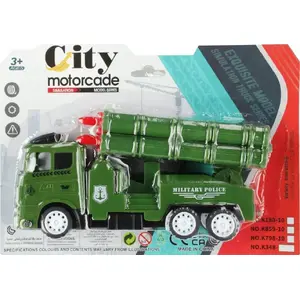 Toy set mega creative AUTO WOJSKO P/B 24x17x6 model K188-10A, assorted vehicles and accessories