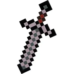 GoDan Minecraft zobens Miecz Netherite — rotaļu/kollekcionāra replika