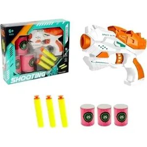 Foam Dart Blaster Swede Pistolet z piankowymi pociskami i puszkami