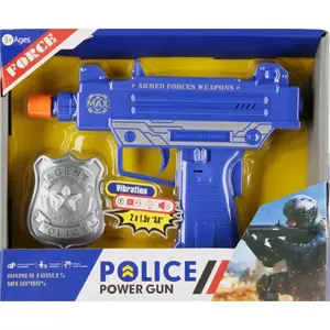 Policijas rotaļlietu komplekts mega creative ZEST POLICYJNY B/O 24x20x4 — ar baterijām, modelis 2083A-2