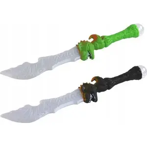 Toy Lightsaber Handle LEANToys model 17875 — Dino Green and Black mix
