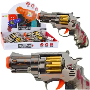 Toy Revolving Revolver with Light and Sound, LEANToys (model 5905991054160)