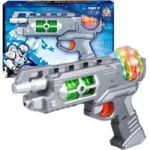 Toy LED Light Gun ProNice — battery-powered children's play pistol with multicolor LEDs